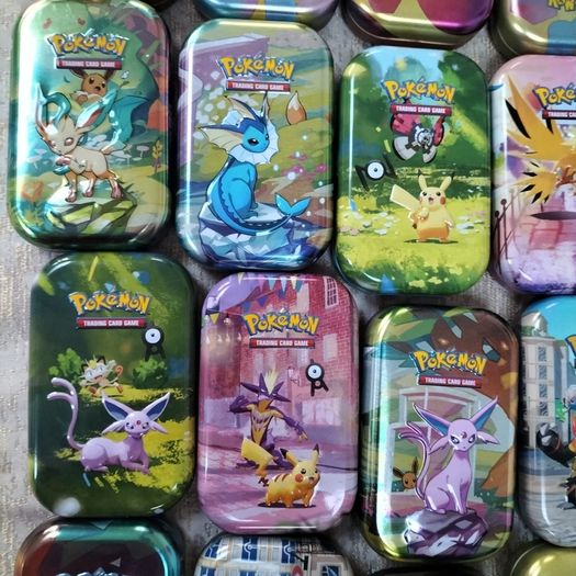 pokemon tins (empty including 151)