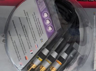 Monster Video 3 Cables x 2 Unopened
