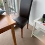 Extendable dining table and four chairs Image 2