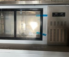 Double Sliding door Catering fridge