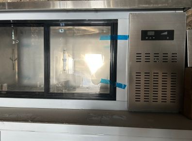 Double Sliding door Catering fridge