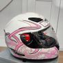 Brand new Nitro Racing helmet size small, model Dynamo (White/Pink) Image 4