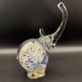 Vintage Murano Style Art Glass Elephant Paperweight: Image 3