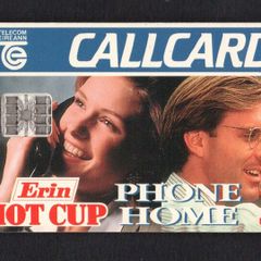 1995 Ireland 10 Unit Erin Hot Cup soups range (Gemplus GEM1) Call Card Used. Telecom Eireann card number 1106.