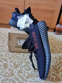 Yeezys black and red