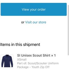 Scouts zip off trousers sage 13-14