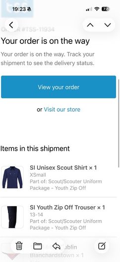 Scouts zip off trousers sage 13-14
