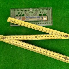 2 Meter Fiberglass Folding Ruler + Multipurpose  Ruler