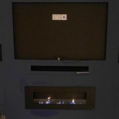 Kratki Delta 3 Black Bio Fireplace