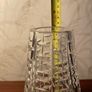 Heavy Cut Crystal Vase  Contemporary Geometric Crystal Vase Image 5