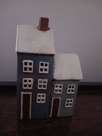 Ceramic house ornament