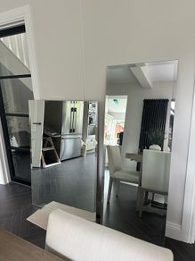 Tall Frameless Bevelled Mirror