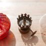 Vintage Miniature Red Oil Lamp Image 4