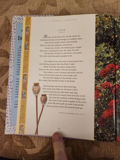 A Treasure Of Irish  Verse. Edited By David Gibbon. First Edition Hardback With Dustjacket In Very Good Condition. 36.