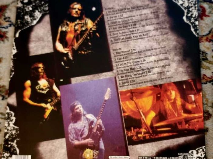 LP Motorhead: Bastards Black Vinyl Record 2013, ZYX Music GCR 20002-1N - Motorhead-Iron fist.1982, LP.204 636-320.Bronze Records.