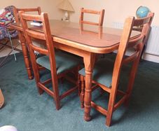 table and chairs