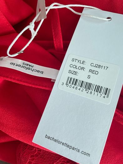 Bachelorette Paris red top size small