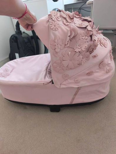 Cybex Priam Lux Carry Cot - Pale Blush