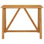 7 Piece Garden Bar Set Brown Image 3