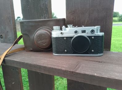 Zorki-C Body Cla'D VIDEO Refurbished USSR Russian Rangefinder Serviced, 35mm Fully Working Leica Copy Film Camera, 58038078