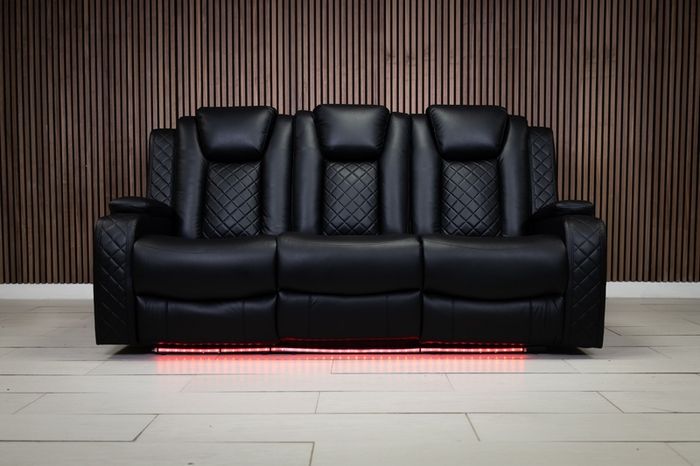 3 Seater Ashbyrne Electric Leather Recliner Sofa