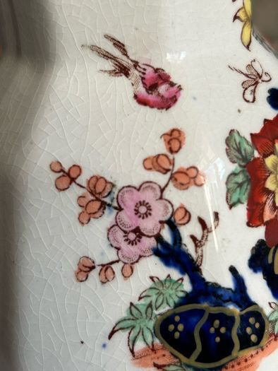 Mason patent ironstone china vase from 1861-91.