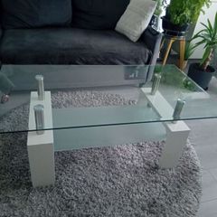 glass coffee table