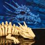 3D Printed Fully Articulating Dragon Skeleton Image 4
