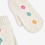 Brand new JoJo Maman Bebe cream wool glove mittens 1-2yrs Image 4