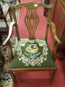 Mahogany Chippendale style Carver