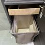 Ex Display Danish made Dansani Mido Pine Grey Wall Cabinet, wall Hung base unit , wooden tray & Laundry bag Image 8
