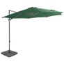 Outdoor Umbrella with Portable Base Green Image 5