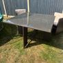 glass top garden table and chairs Image 4