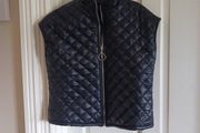 black short sleeve puffer