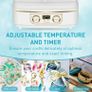 Resin Curer Machine - 2 Hours Quick Curing Epoxy Resin Dryer Machine, 3 Layers Tray and Silicone Ring for Deeper Mold, 360 Hot Air Circulation, Resin Supplies for Epoxy Resin Casting Art (FREE POSTAGE) Image 4