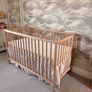 IKEA cot with baby elegance breathe dry mattress Image 3