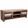 TV Cabinet Solid Acacia Wood 120x35x40 cm Image 3