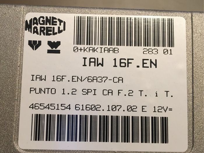 Engine ECU (Fiat Punto 176)