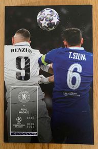 2023 Chelsea v Real Madrid - UEFA Champions League Quarterfinal Programme