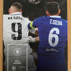 2023 Chelsea v Real Madrid - UEFA Champions League Quarterfinal Programme