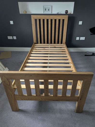 Single Bed Oak