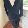 Planet Black Dress with flattering neckline- Size 8' Image 2