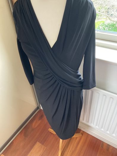 Planet Black Dress with flattering neckline- Size 8'