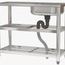 Stainless Sink and Faucet set (w/drain+shelf and flexi faucet) Image 5