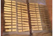 48 Gold Pegs &amp; Cord Christmas Card Holders