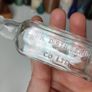 141 - Set of 4 Vintage Cork Distilleries Company Whisky Small Collectible Decorative Clear Glass Bottle Image 5