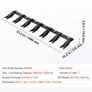 Bucket Tooth Bar, 53'', Heavy Duty Tractor Bucket Teeth Bar for Sub-Compact Tractor Loader, 4560 lbs Load-Bearing Capacity, Fits Bucket Cutting Edges Image 5