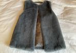 Girls gorgeous grey faux fur gilet 8 9 10