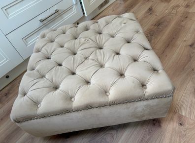 Ottoman - Cream / Tan