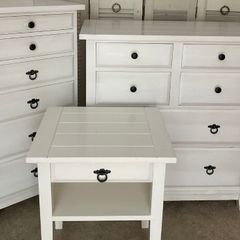 Laura Ashley Dorset 3-piece bedroom furniture set - white